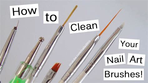 how to clean nail art brushes: do you ever wonder if the brush cleaning process is an art in itself?